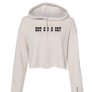 Custom Cropped Sweatshirt - Hot Girls Cry